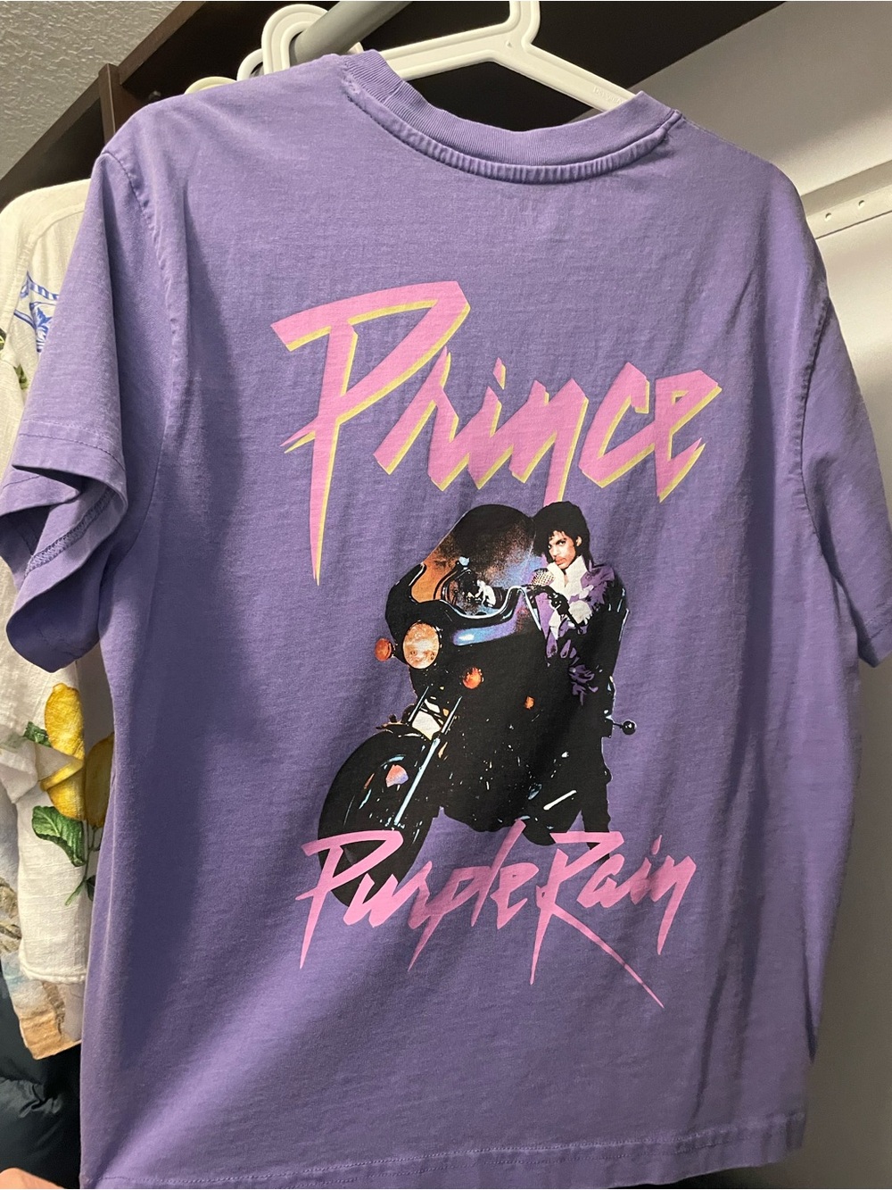 GAP Purple Tee with Pink "Purple Rain" Graphic - Picture 3 of 3